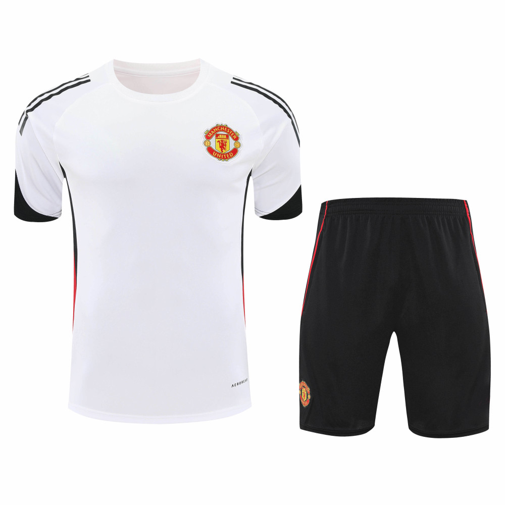 2526 season Manchester United F.C. Training clothes suit Short sleeve Fan version