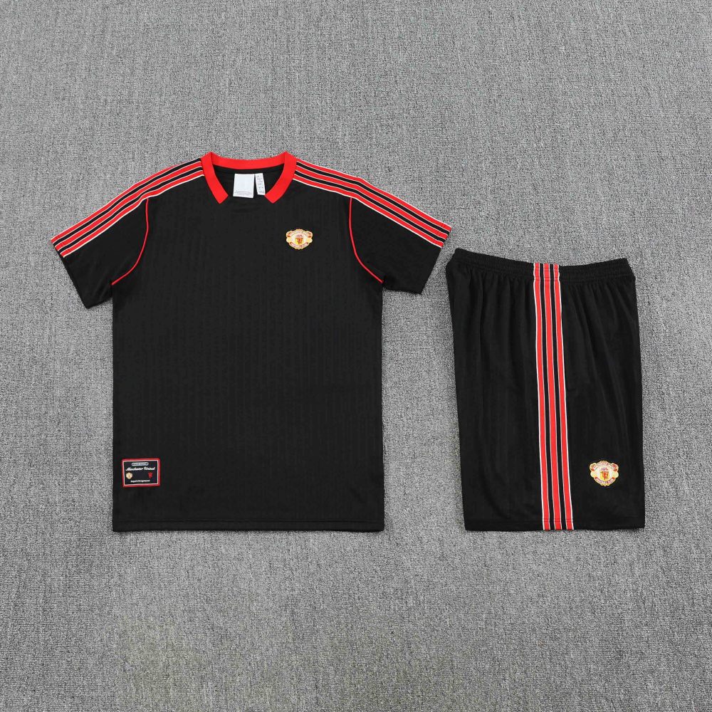 2526 season Manchester United F.C. Training clothes suit Short sleeve Fan version