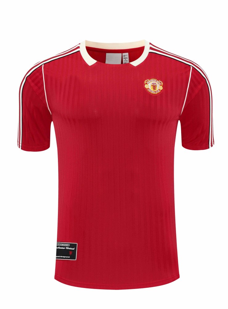 2526 season Manchester United F.C. Training clothes suit Short sleeve Fan version