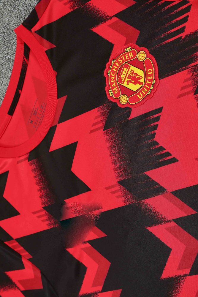 2526 season Manchester United F.C. Training clothes suit Short sleeve Fan version