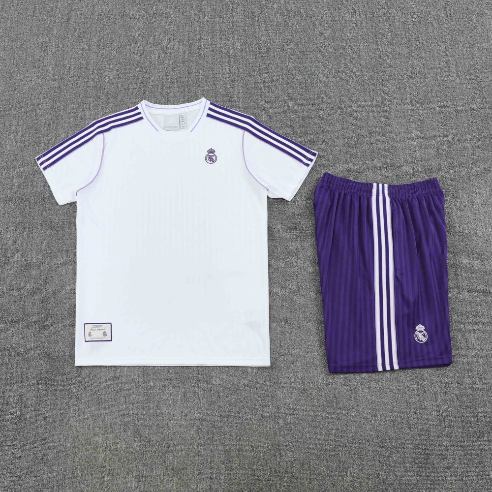 2526 season Real Madrid CF Training clothes suit Short sleeve Fan version