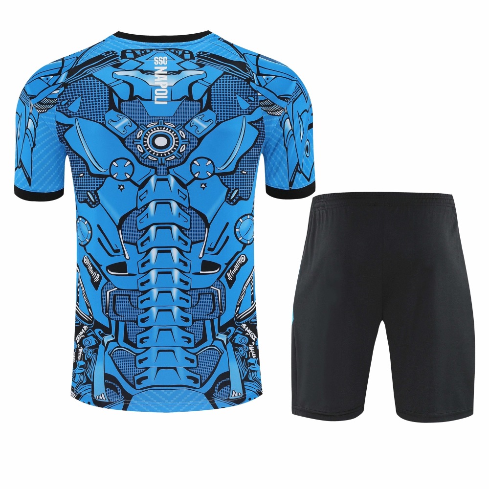 2526 season S.S.C. Napoli Training clothes suit Short sleeve Fan version