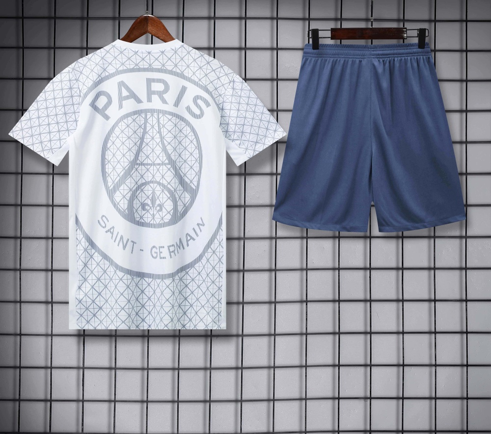 2526 season Paris Saint-Germain F.C. Training clothes suit Short sleeve Fan version
