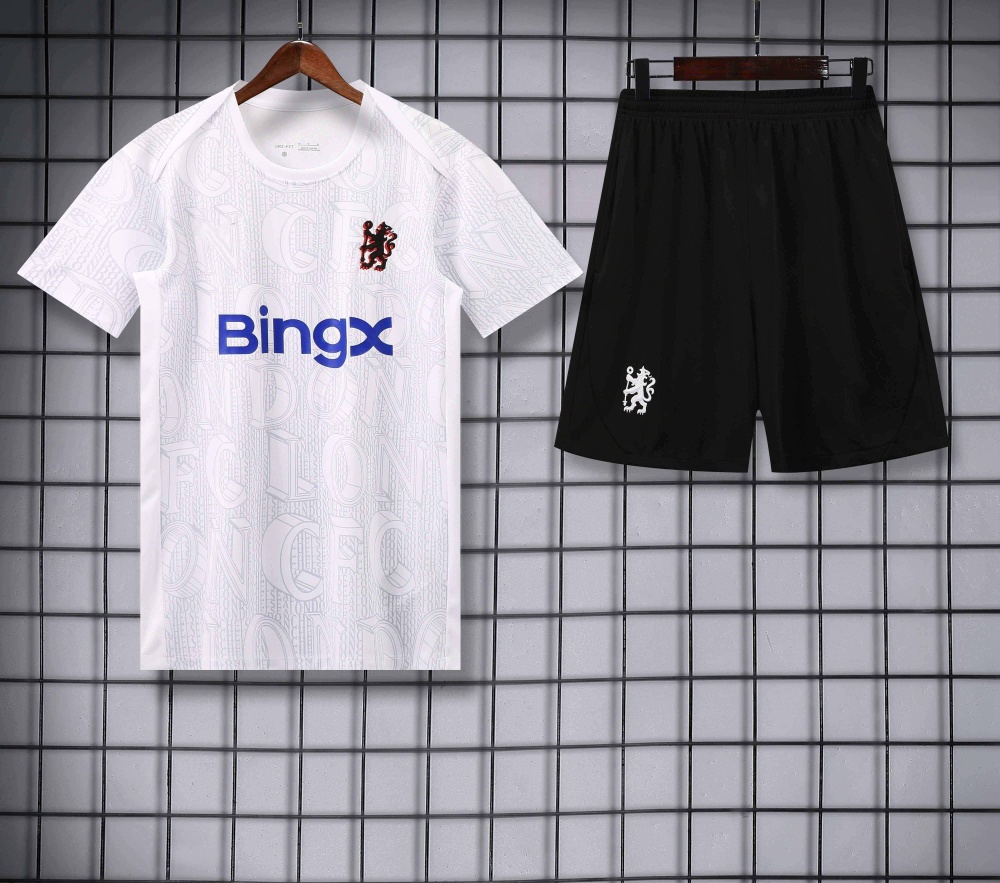 2526 season Chelsea F.C. Training clothes suit Short sleeve Fan version