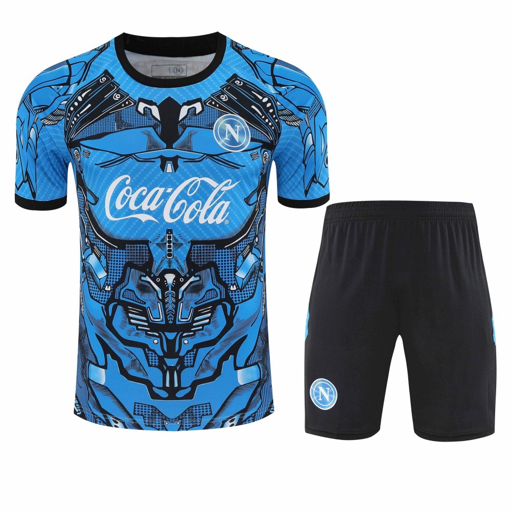 2526 season S.S.C. Napoli Training clothes suit Short sleeve Fan version
