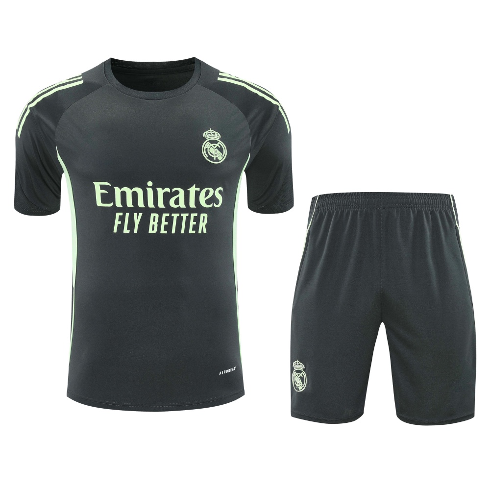 2526 season Real Madrid CF Training clothes suit Short sleeve Fan version