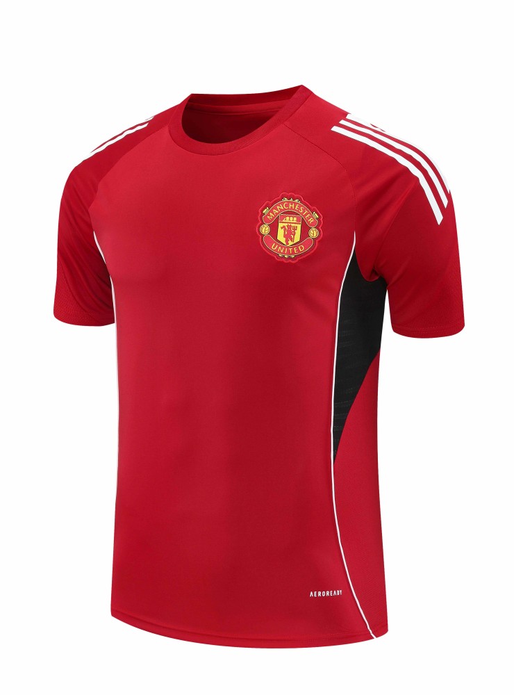 2526 season Manchester United F.C. Training clothes suit Short sleeve Fan version