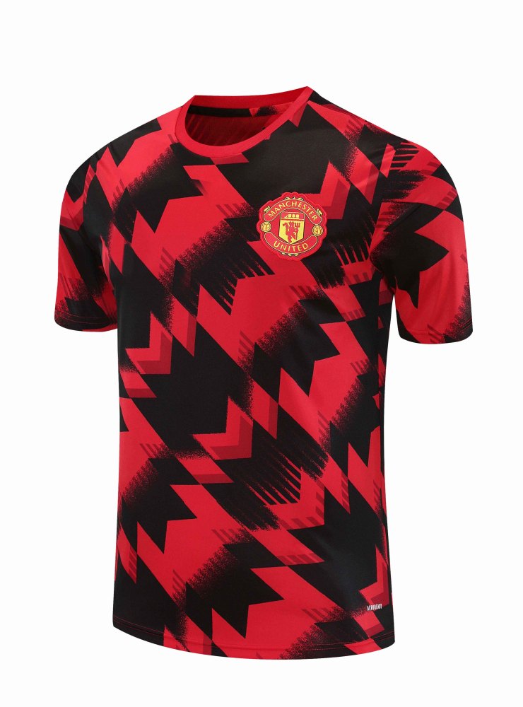 2526 season Manchester United F.C. Training clothes suit Short sleeve Fan version