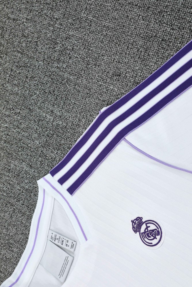 2526 season Real Madrid CF Training clothes suit Short sleeve Fan version