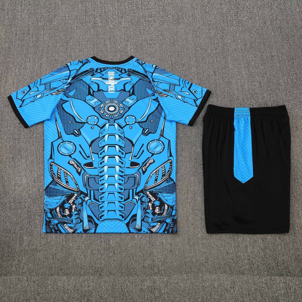 2526 season S.S.C. Napoli Training clothes suit Short sleeve Fan version