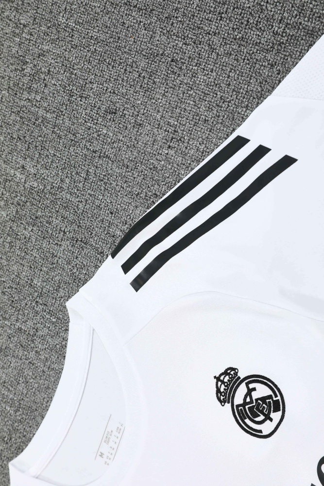 2526 season Real Madrid CF Training clothes suit Short sleeve Fan version