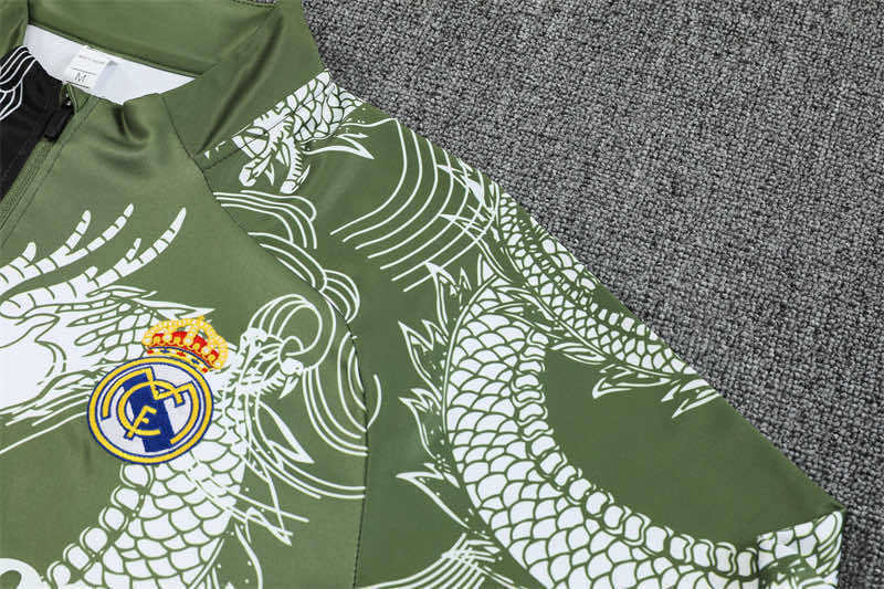 2526 season Real Madrid CF Half zip training suit set