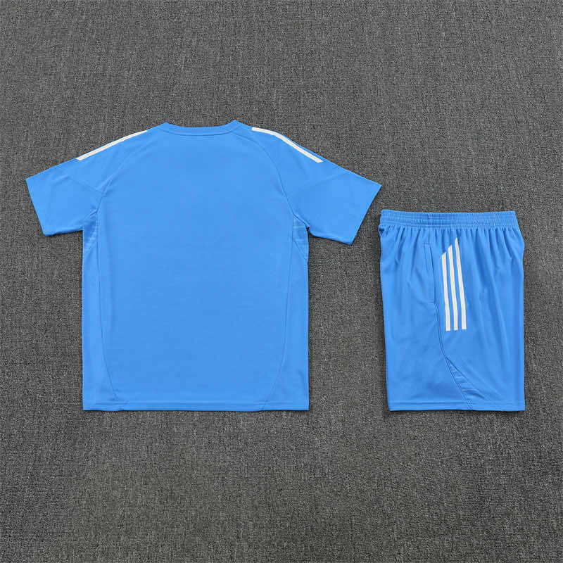 2526 season Real Madrid CF Training clothes suit Short sleeve Fan version