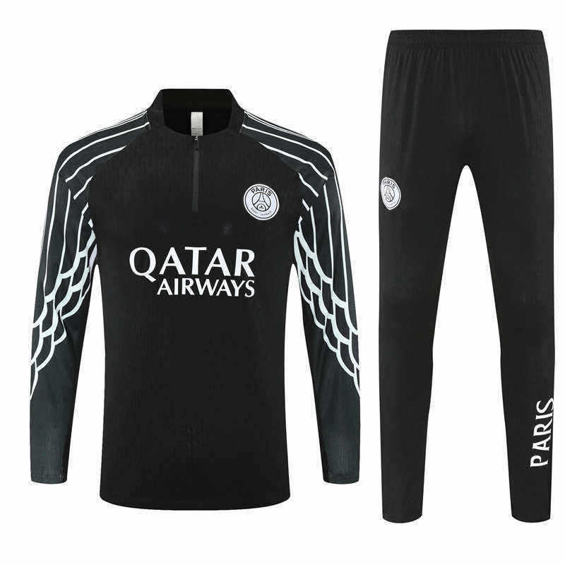 2526 season Paris Saint-Germain F.C. Half zip training suit set