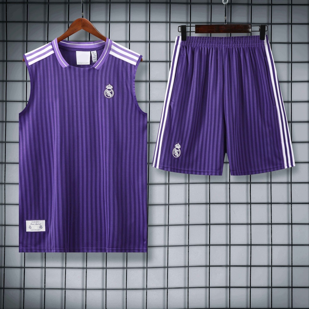2526 season Real Madrid CF Training clothes suit vest Fan version