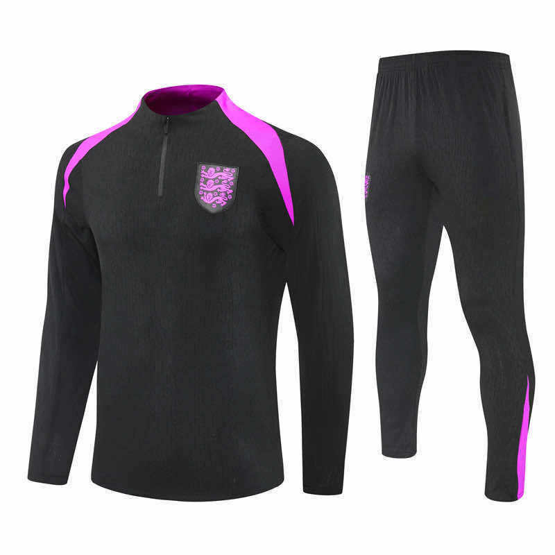 2526 season England Half zip training suit set