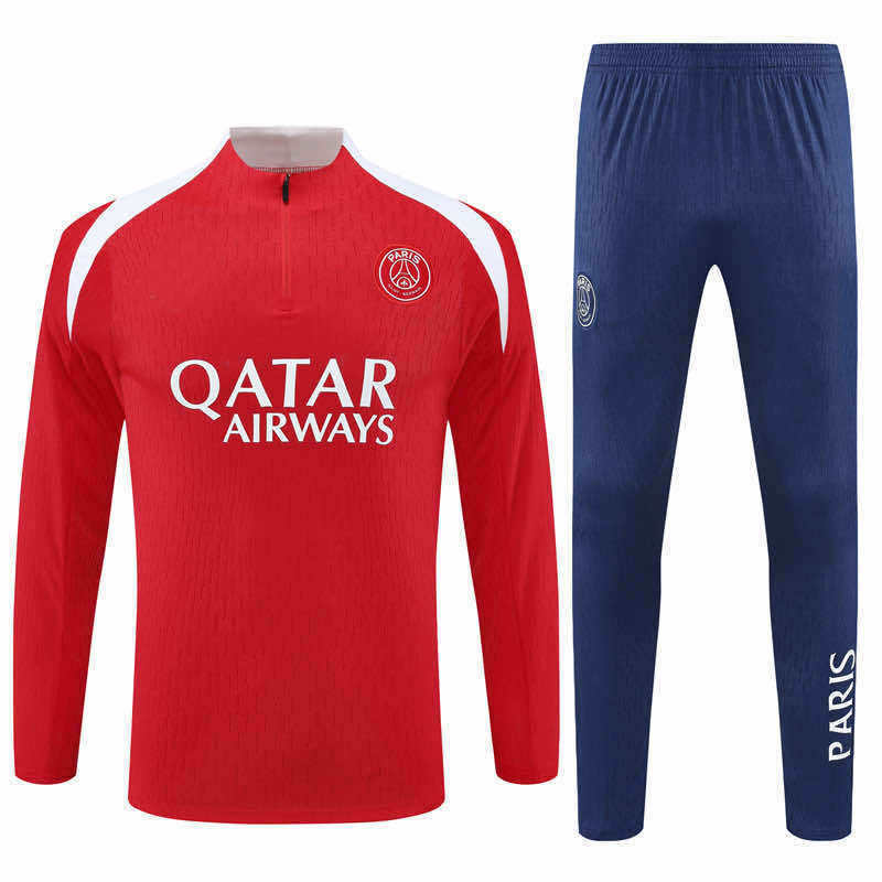2526 season Paris Saint-Germain F.C. Half zip training suit set