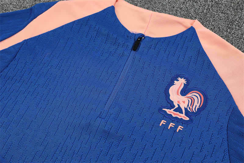 2526 season France Half zip training suit set