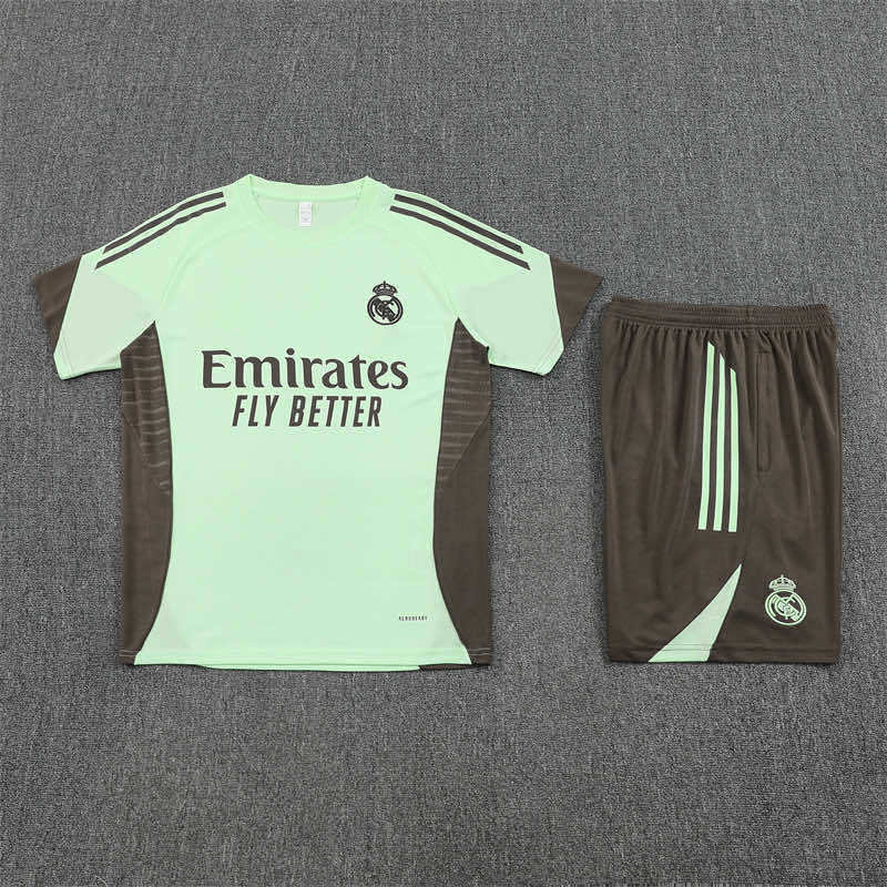 2526 season Real Madrid CF Training clothes suit Short sleeve Fan version