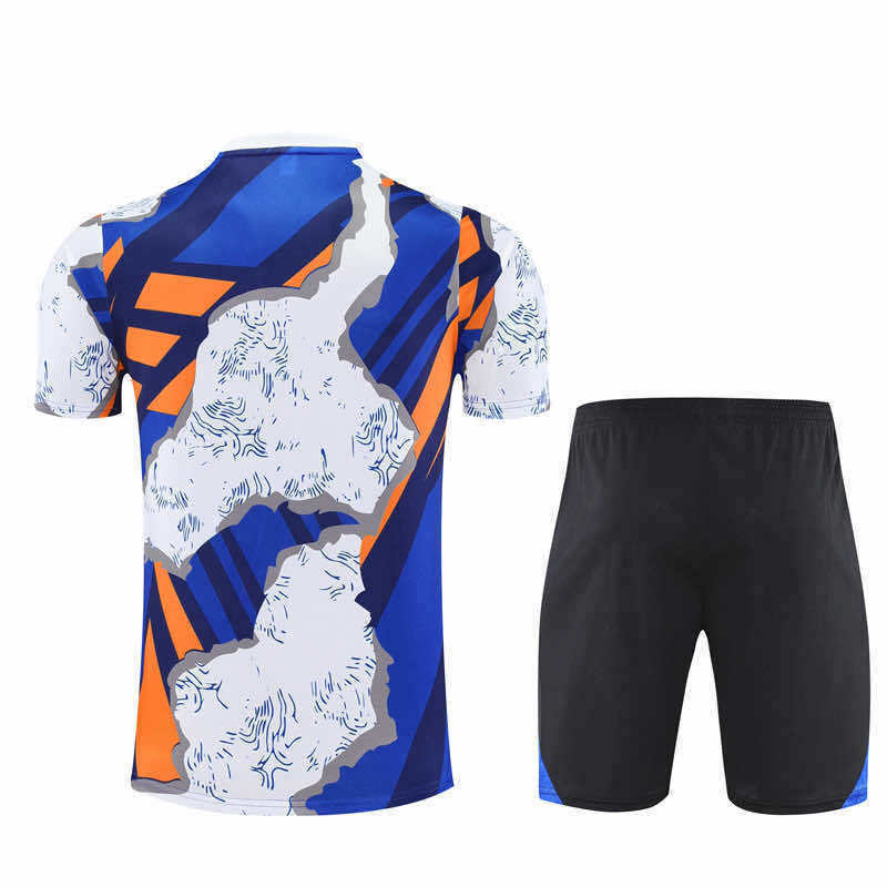 2526 season Real Madrid CF Training clothes suit Short sleeve Fan version
