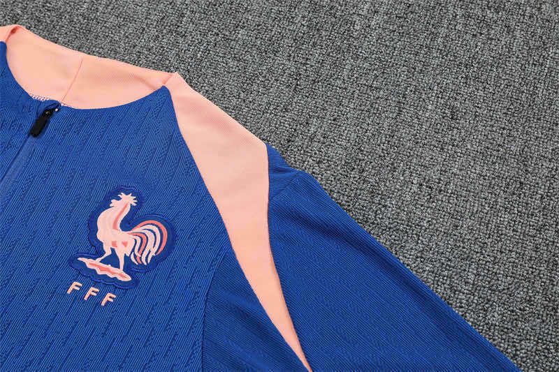2526 season France Half zip training suit set