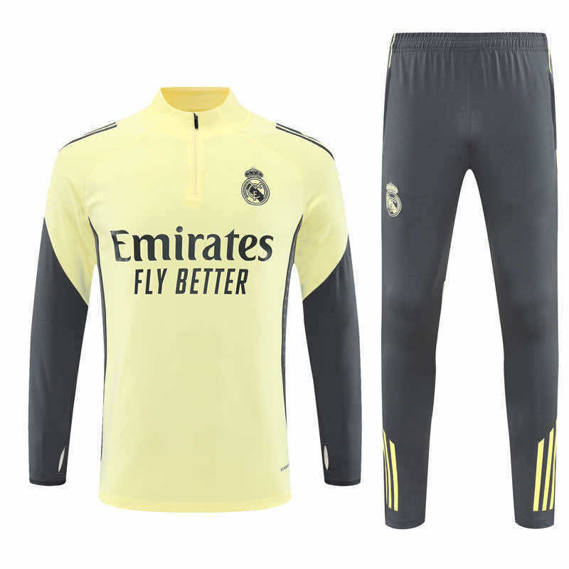 2526 season Real Madrid CF Half zip training suit set