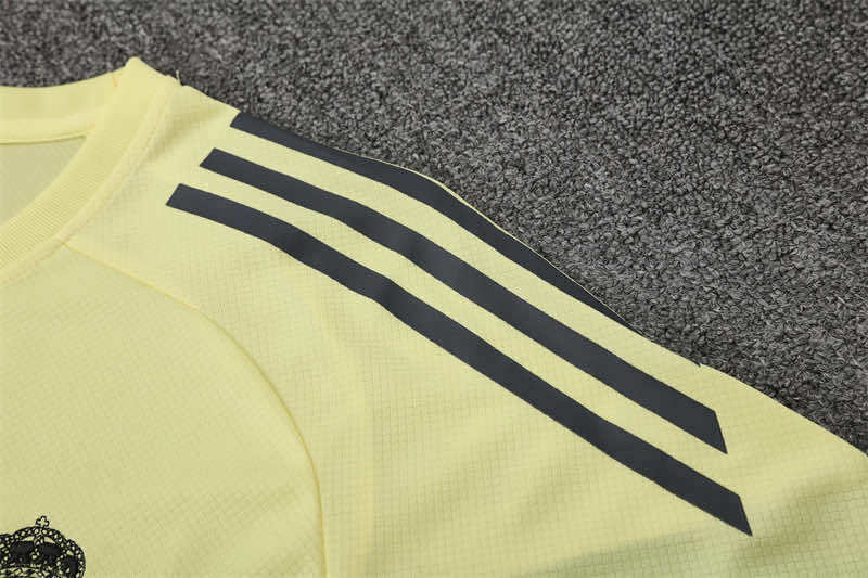 2526 season Real Madrid CF Training clothes suit Short sleeve Fan version