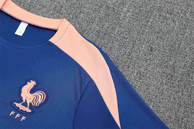 2526 season France Training clothes suit Short sleeve Fan version