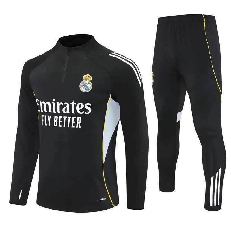 2526 season Real Madrid CF Half zip training suit set