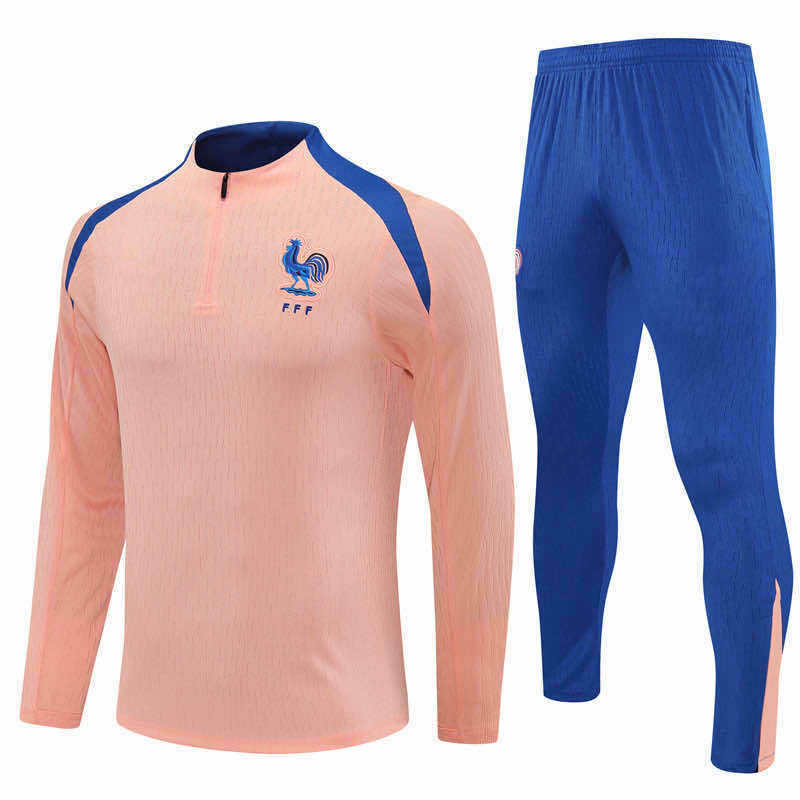 2526 season France Half zip training suit set