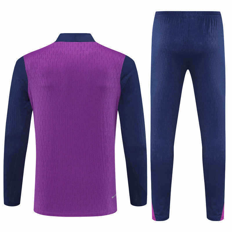 2526 season FC Barcelona / Barça Half zip training suit set
