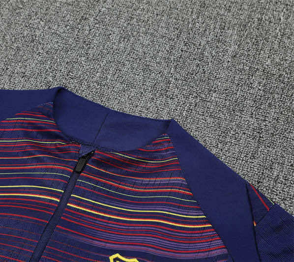 2526 season FC Barcelona / Barça Half zip training suit set