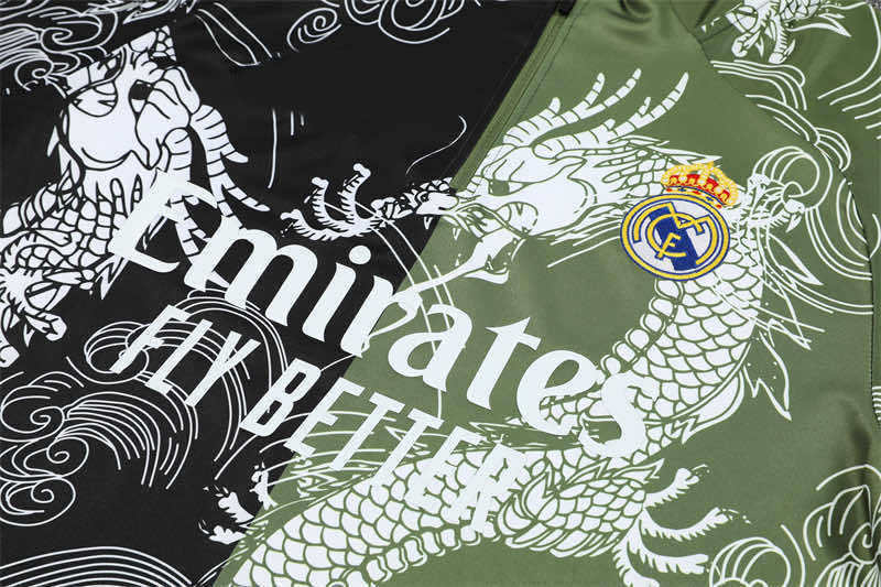 2526 season Real Madrid CF Half zip training suit set