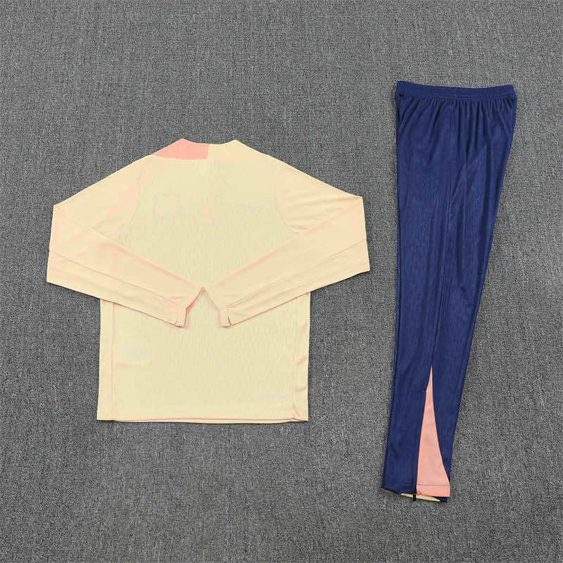 2526 season FC Barcelona / Barça Half zip training suit set