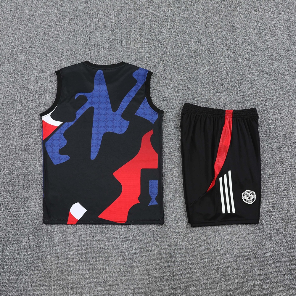 2526 season Manchester United F.C. Training clothes suit vest Fan version