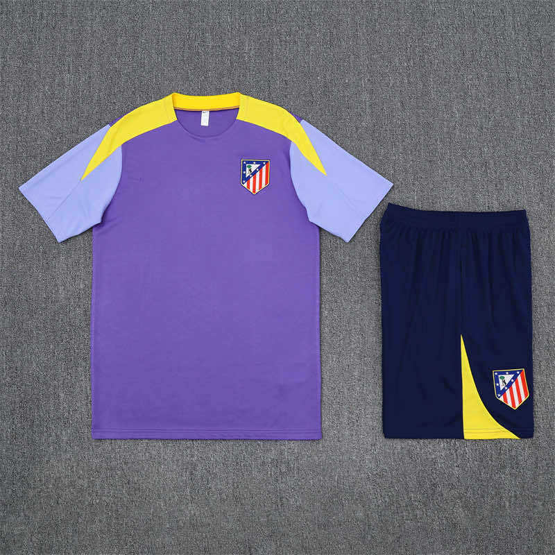 2526 season Club Atlético de Madrid Training clothes suit Short sleeve Fan version