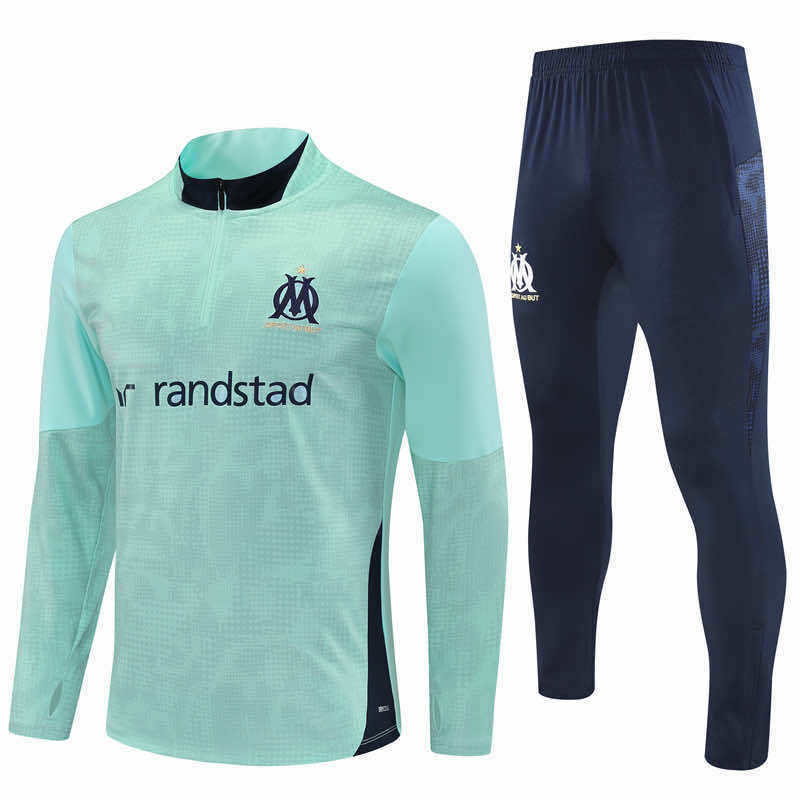 2526 season Olympique de Marseille Half zip training suit set