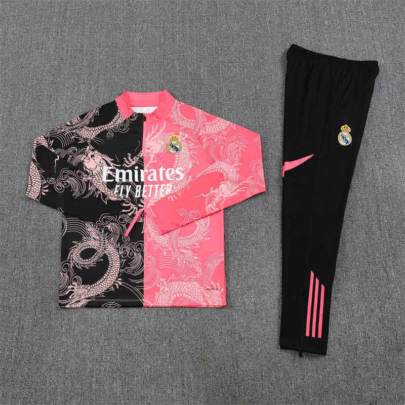 2526 season Real Madrid CF Half zip training suit set