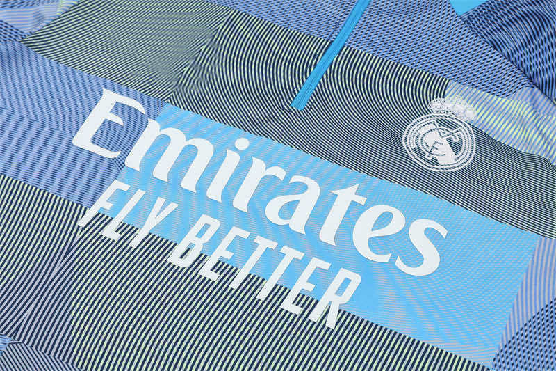2526 season Real Madrid CF Half zip training suit set