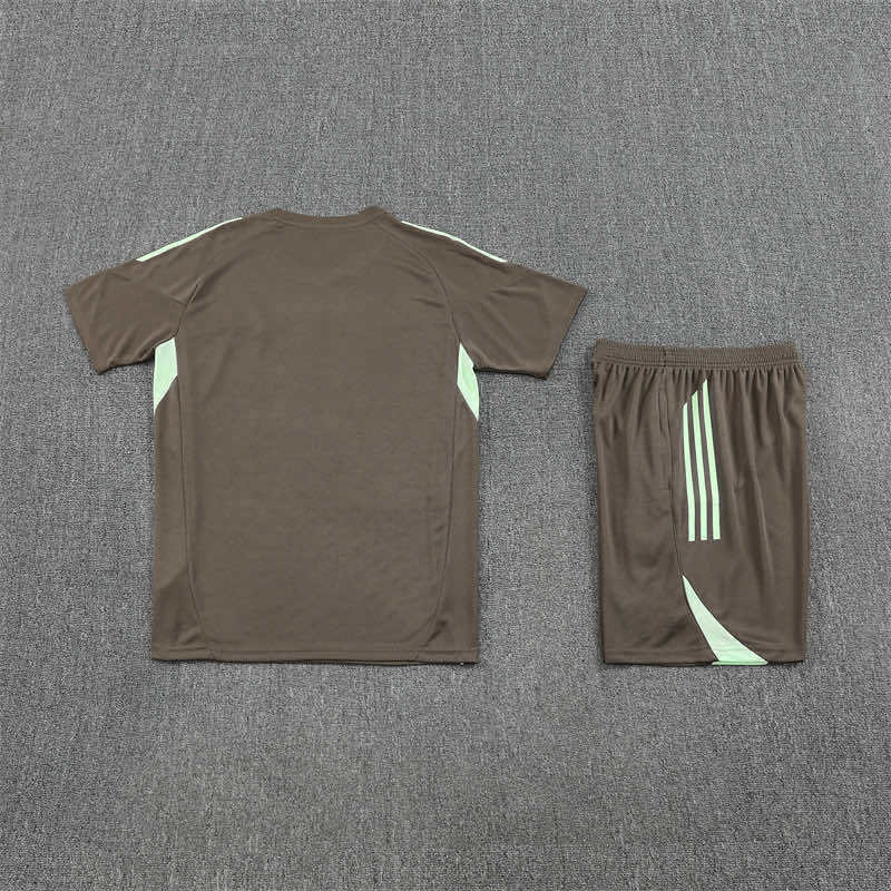 2526 season Real Madrid CF Training clothes suit Short sleeve Fan version