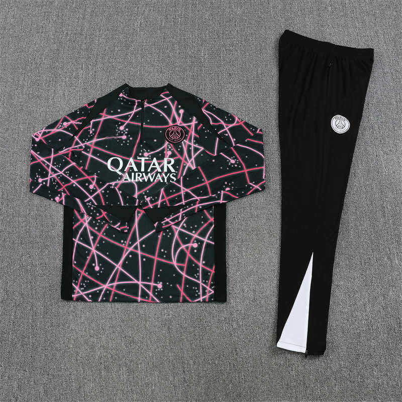 2526 season Paris Saint-Germain F.C. Half zip training suit set