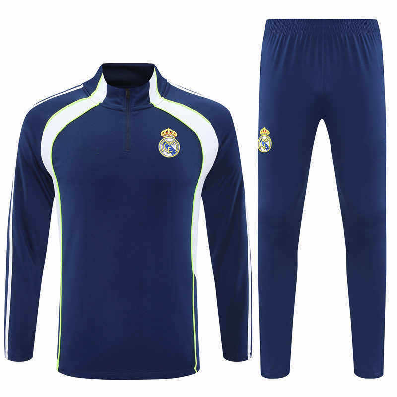 2526 season Real Madrid CF Half zip training suit set