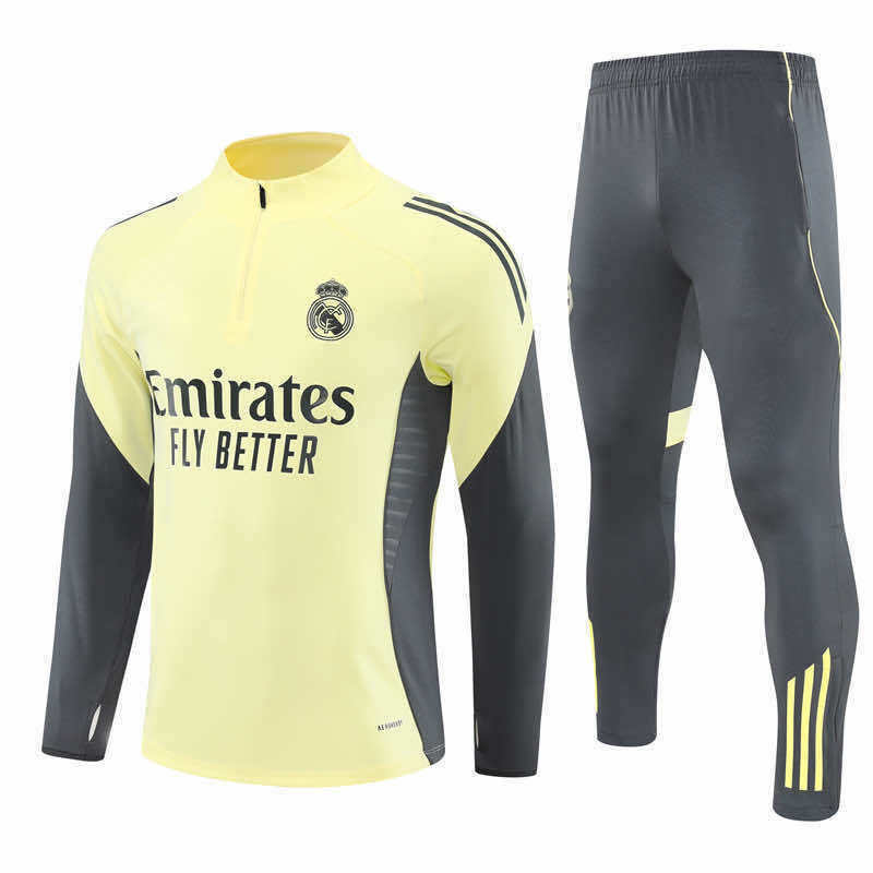 2526 season Real Madrid CF Half zip training suit set