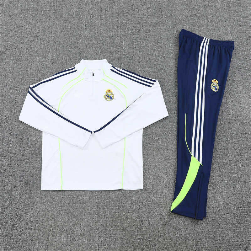 2526 season Real Madrid CF Half zip training suit set