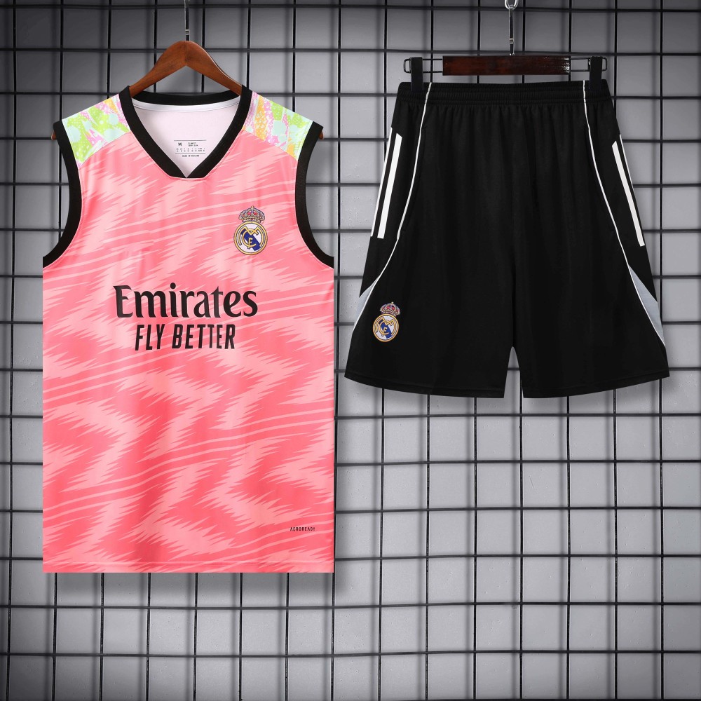 2526 season Real Madrid CF Training clothes suit vest Fan version