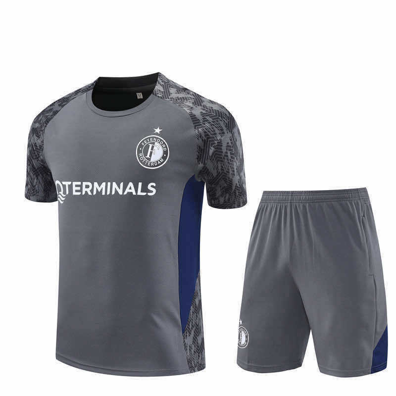 2526 season Feyenoord Training clothes suit Short sleeve Fan version