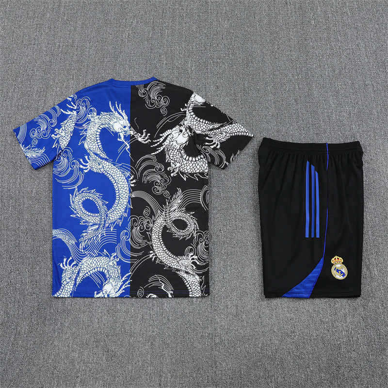 2526 season Real Madrid CF Training clothes suit Short sleeve Fan version
