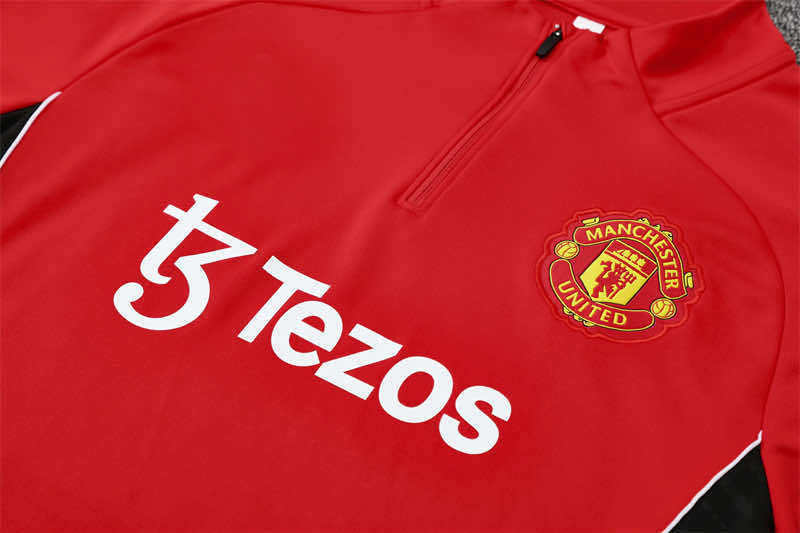 2526 season Manchester United F.C.  Half zip training suit set