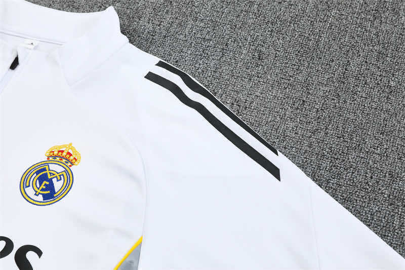 2526 season Real Madrid CF Half zip training suit set