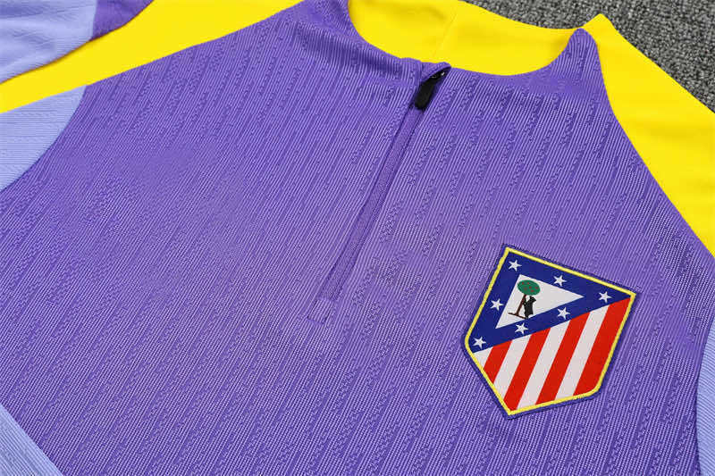 2526 season Club Atlético de Madrid Half zip training suit set